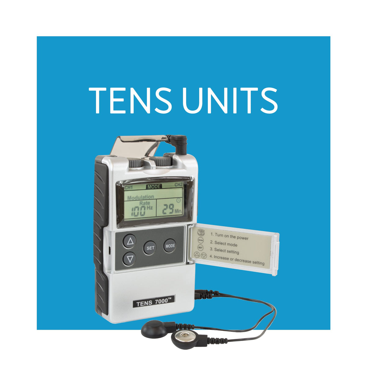 Tens unit model 3000, EMS Muscle Stimulator - OTC TENS Machine for Pain  Relief