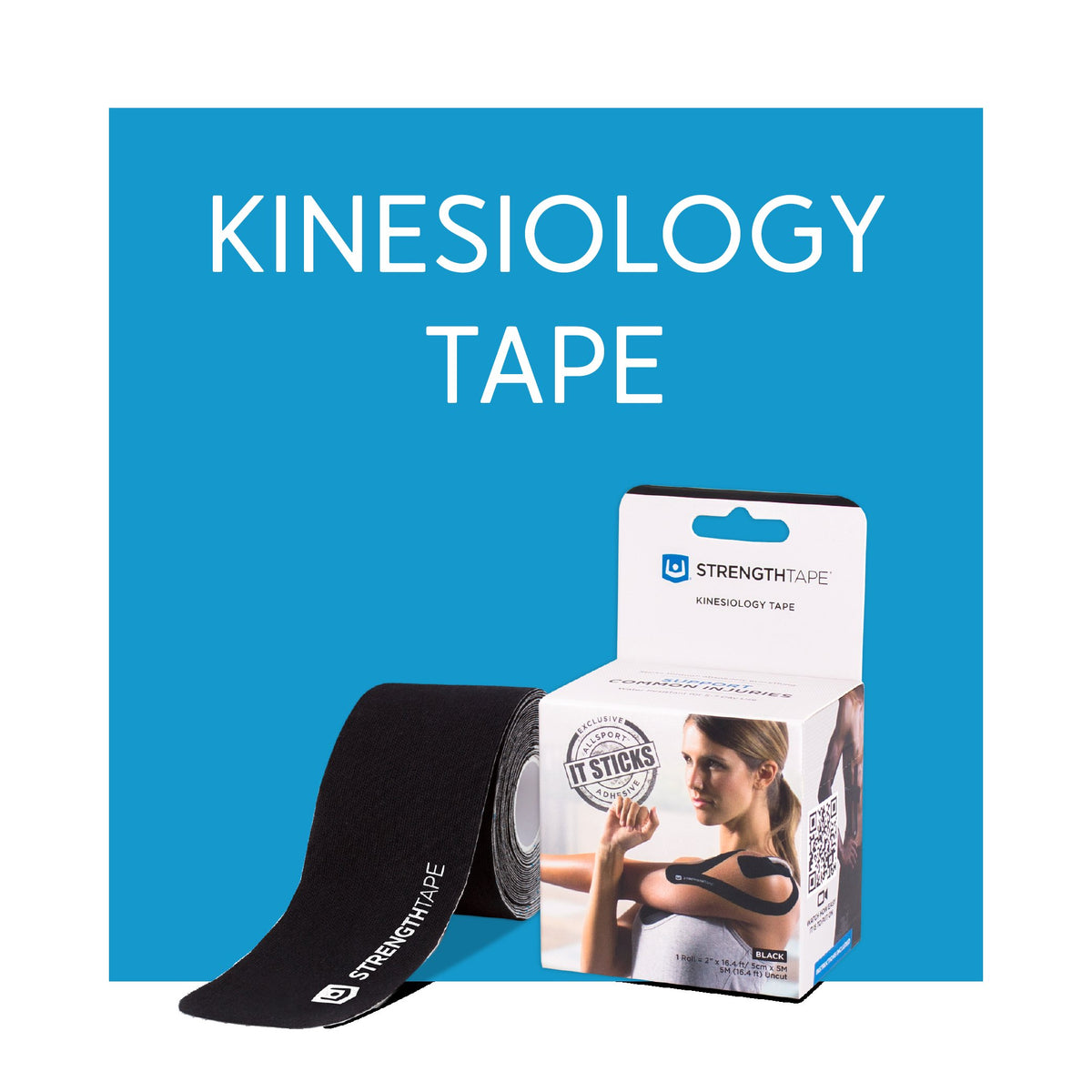 StrengthTape Kinesiology Tape Kit - Calf & Quad