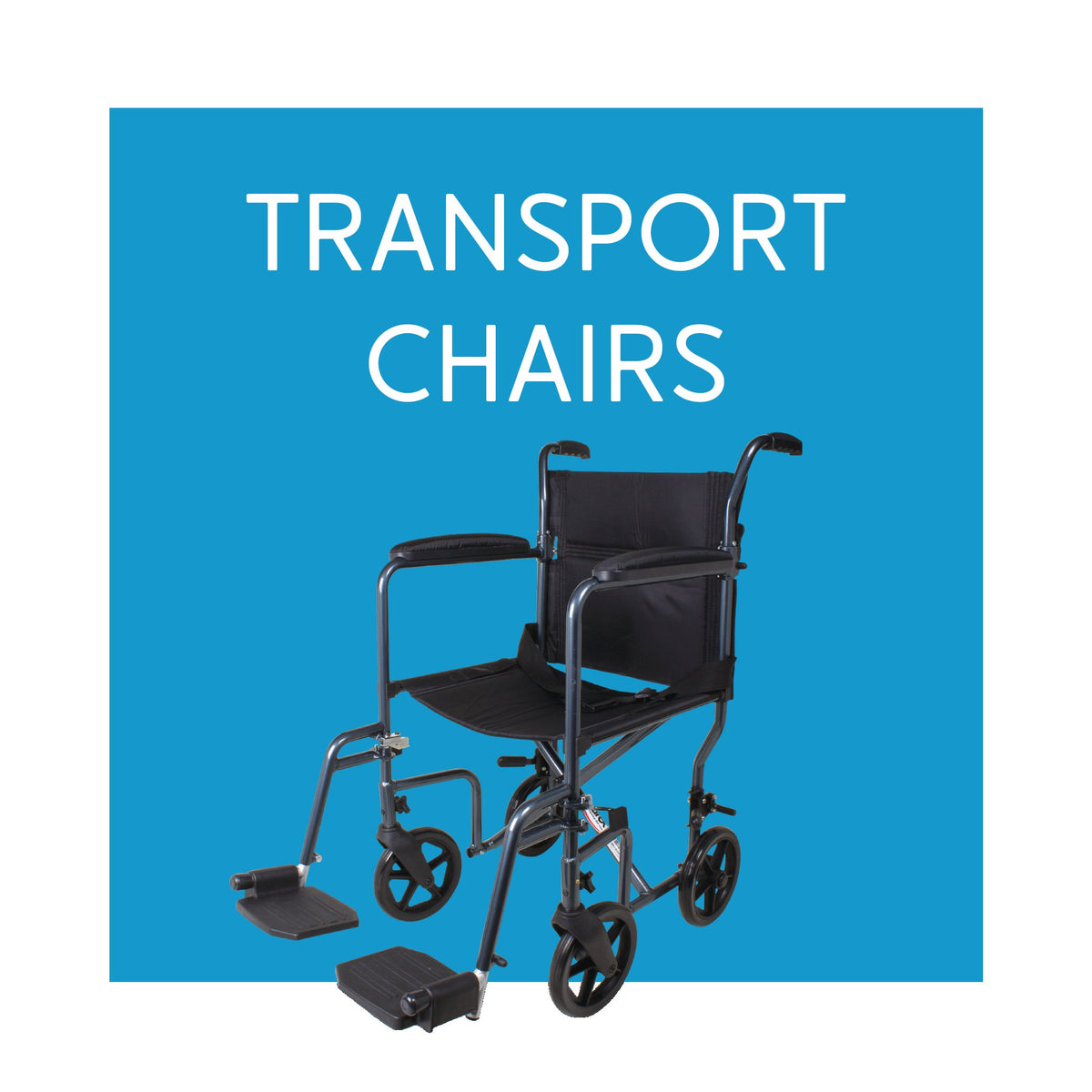 Carex Transport Wheelchair With 19 inch Seat - Folding Transport Chair with  Foot Rests - Foldable Wheel Chair and Lightweight Folding Wheelchair for