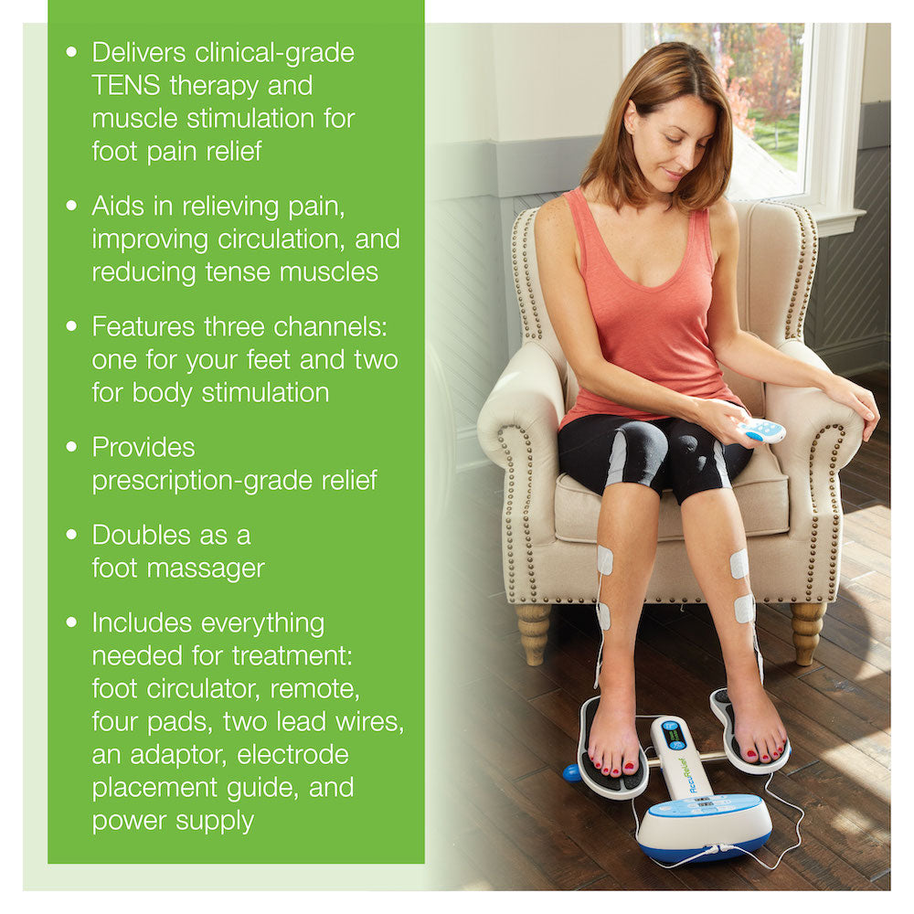 AccuRelief™ Ultimate Foot Circulator with Remote - Carex Health Brands
