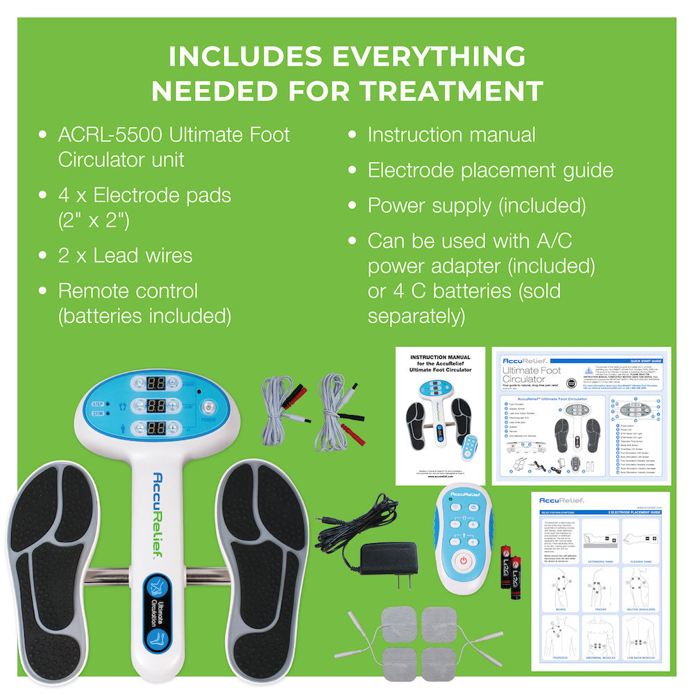 AccuRelief™ Ultimate Foot Circulator with Remote - Carex Health Brands