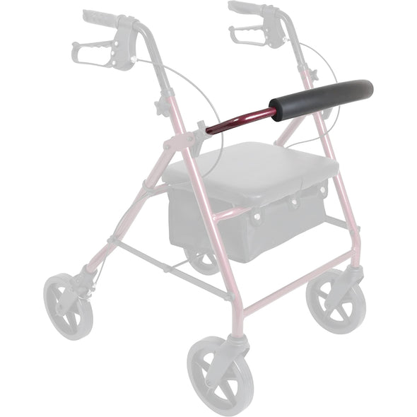 Replacement Parts for the ProBasics Deluxe Aluminum Rollator with 8-inch Wheels - Red Backrest