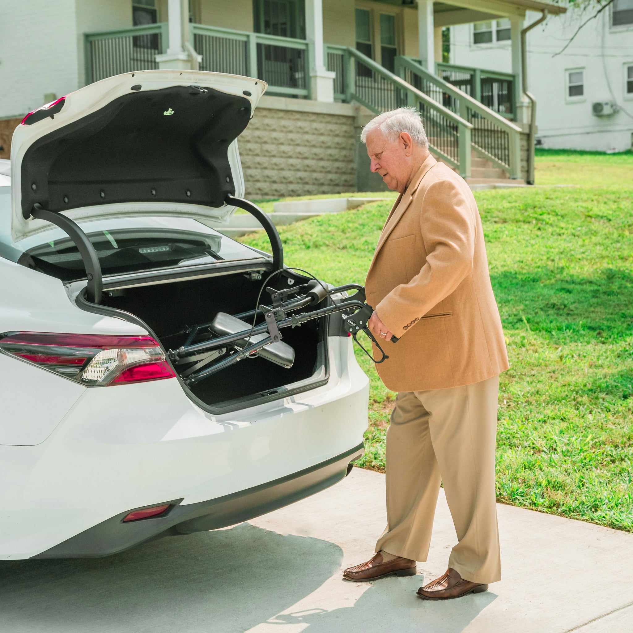 Carex Step 'N Rest® Rolling Walker