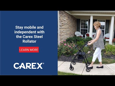 Carex Steel Rolling Walker