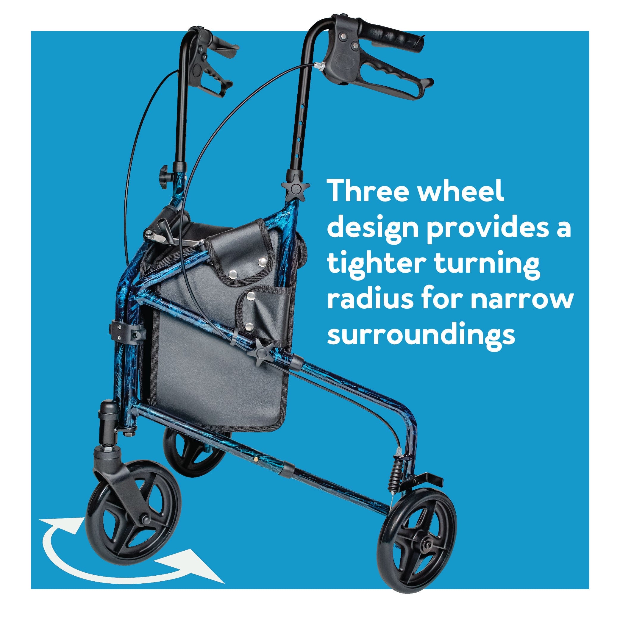 Carex Trio Rolling Walker - Carex Health Brands