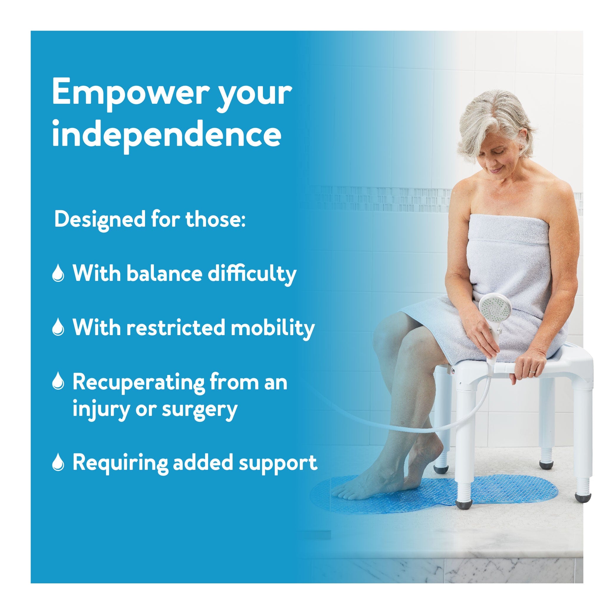 Carex Universal Bath Seat without Back - Carex Health Brands