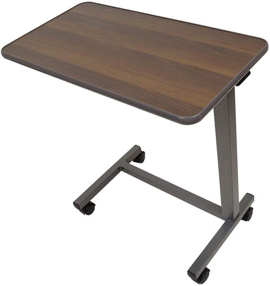 Carex Woodgrain Top Overbed Table - Carex Health Brands
