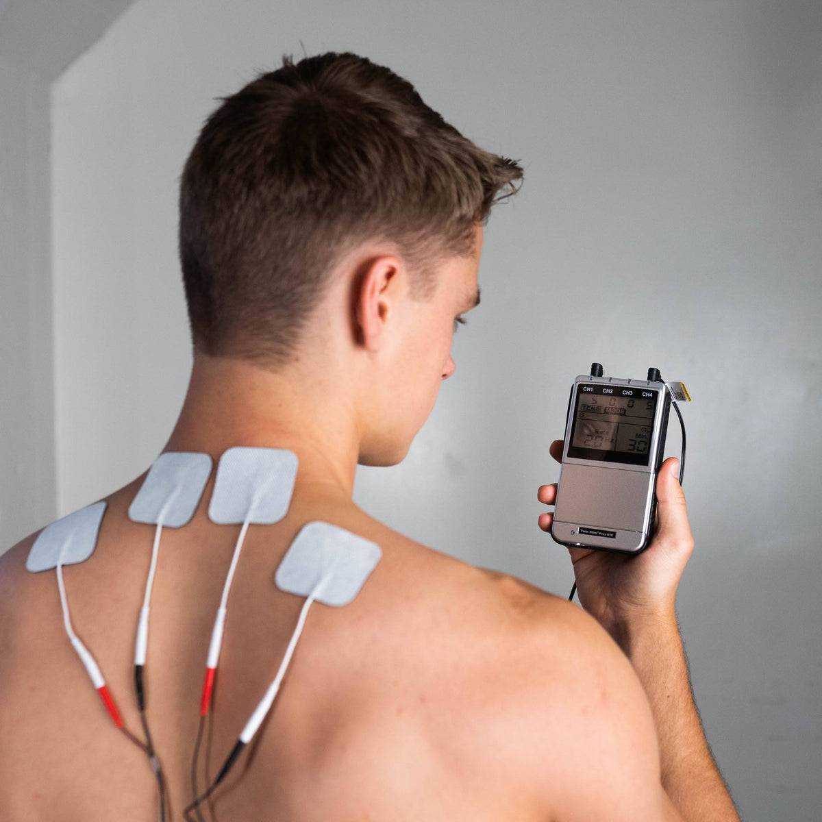 TENS Unit EMS Machine Electronic Pulse Muscle Stimulator Back Neck Pain  Relief