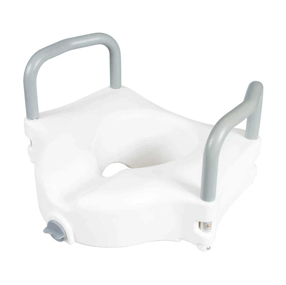 Carex Classics Raised Toilet Seat With Armrests - Carex Health Brands