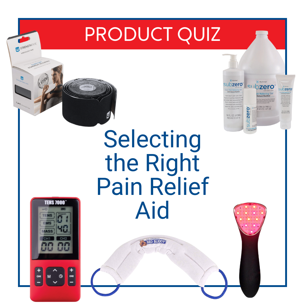 Pain Relief Product Quiz