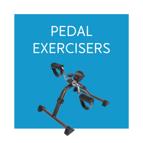 Under Desk Stationary Pedal Exercisers - Carex Health Brands