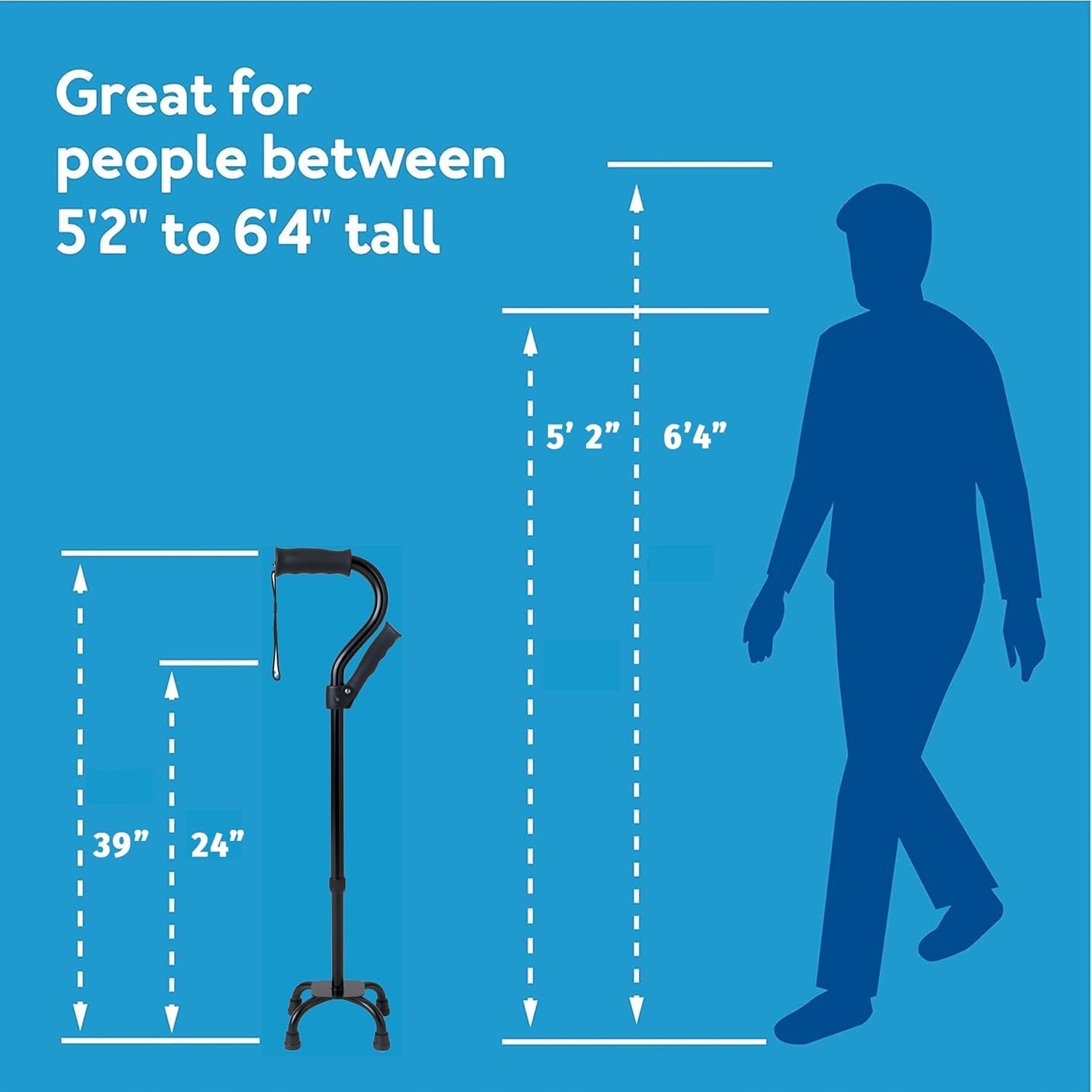 Carex Uplift Cane with Secondary Handle