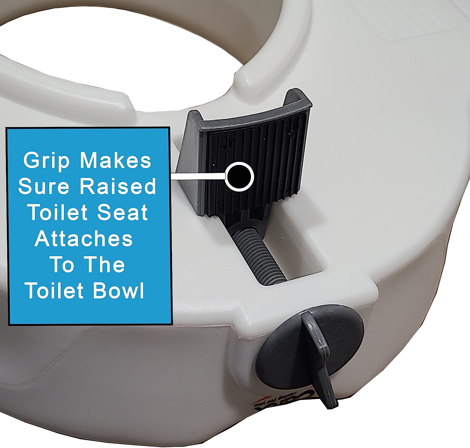 Carex Classics Raised Toilet Seat With Armrests