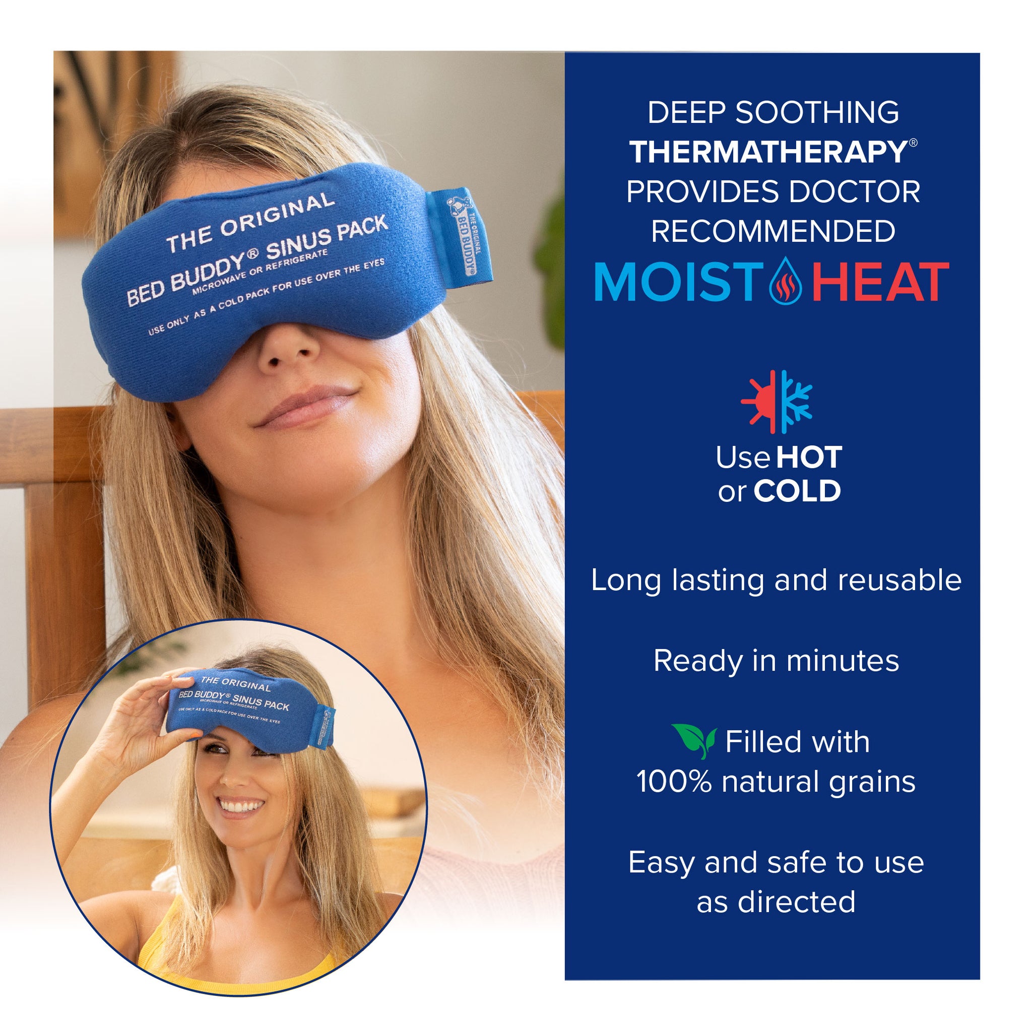 Bed Buddy Hot & Cold Sinus Pack - Carex Health Brands