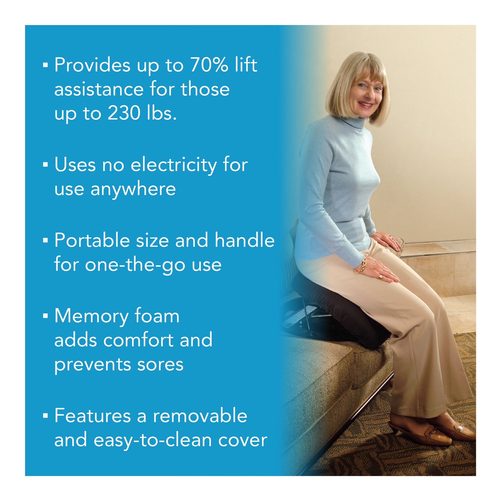 Carex Uplift Premium Seat Assist - Standard - Carex Health Brands