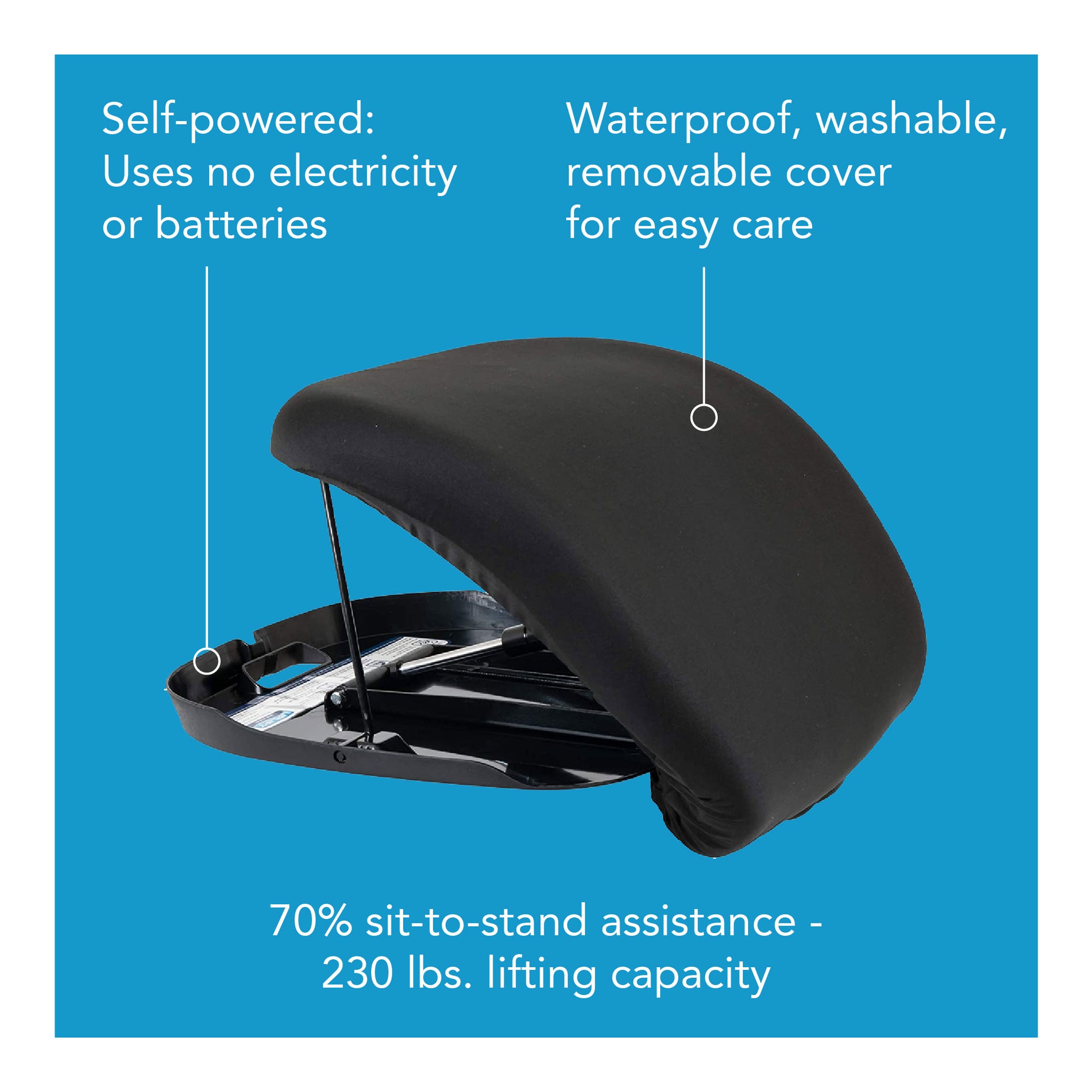 Carex Uplift Premium Seat Assist - Standard - Carex Health Brands