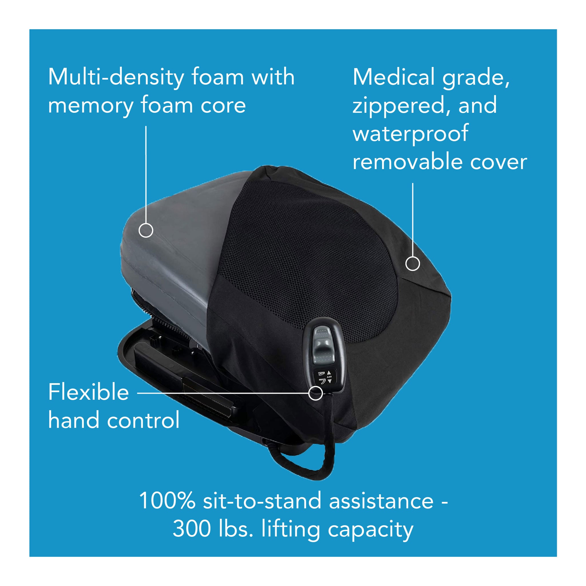 Carex Uplift Premium Power Seat - Carex Health Brands