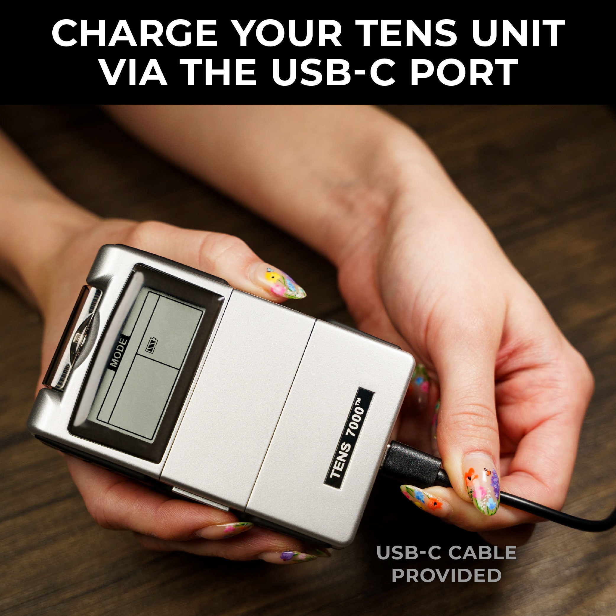 Tsn Unit TENS 7000 Rechargeable TENS Unit - Ease Aches and Pain– Carex