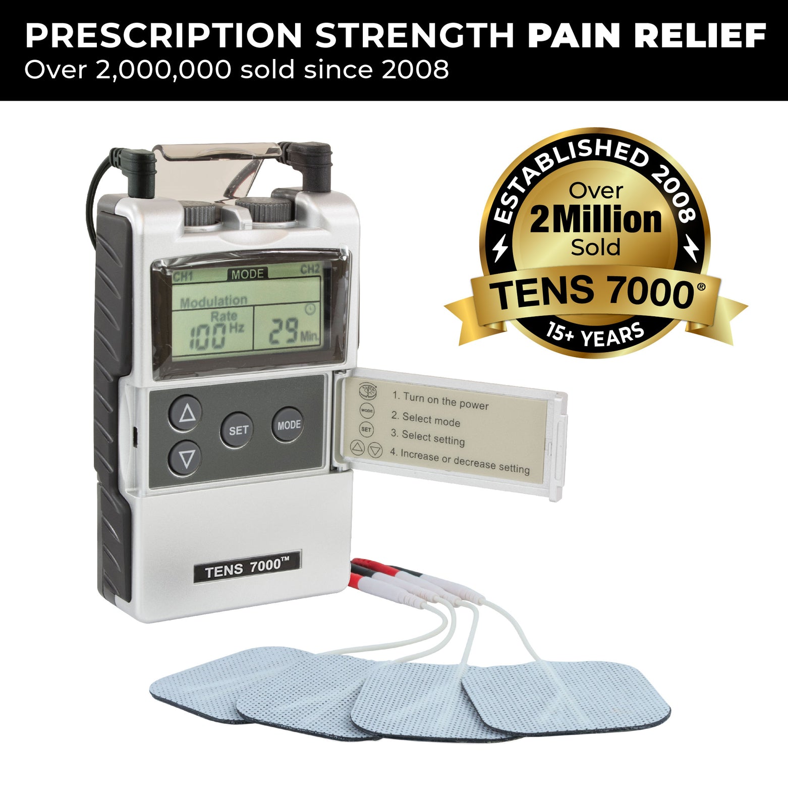 Tens 7000 Digital Tens Unit with Accessories