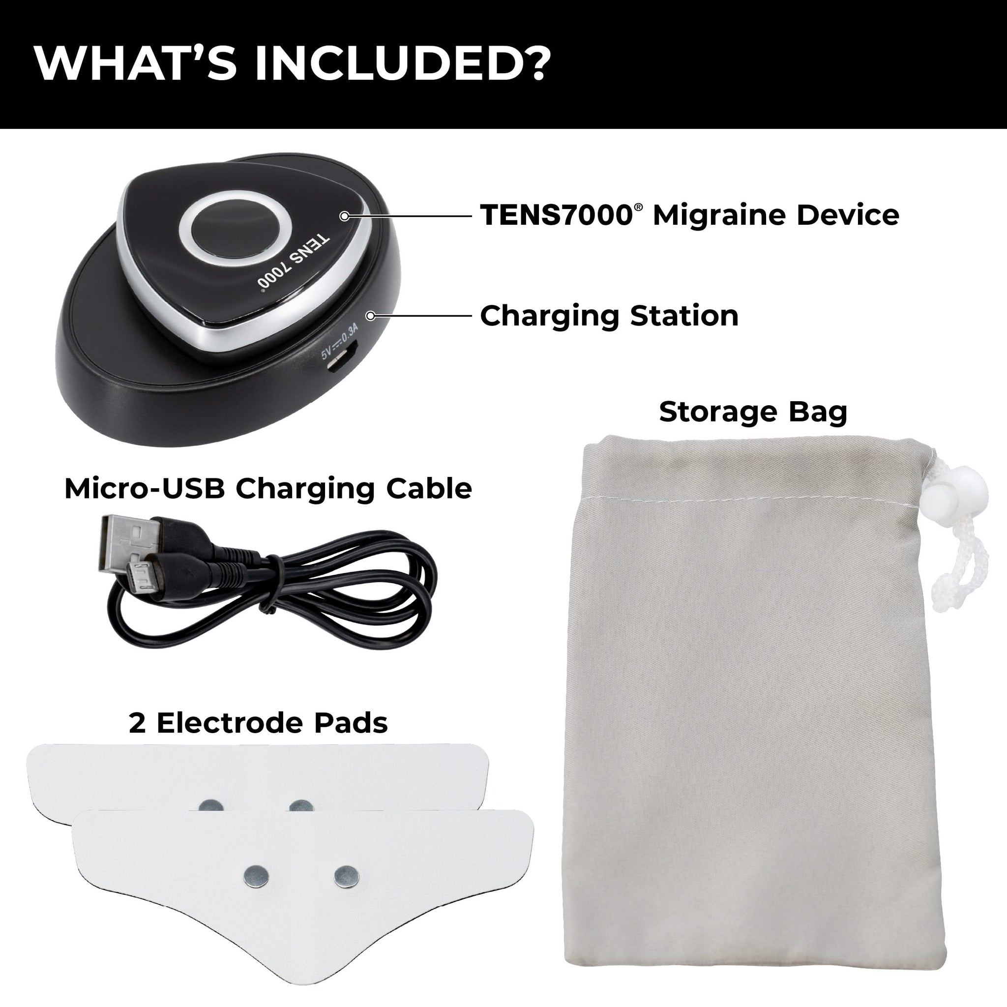 TENS 7000 TENS Unit for Migraines