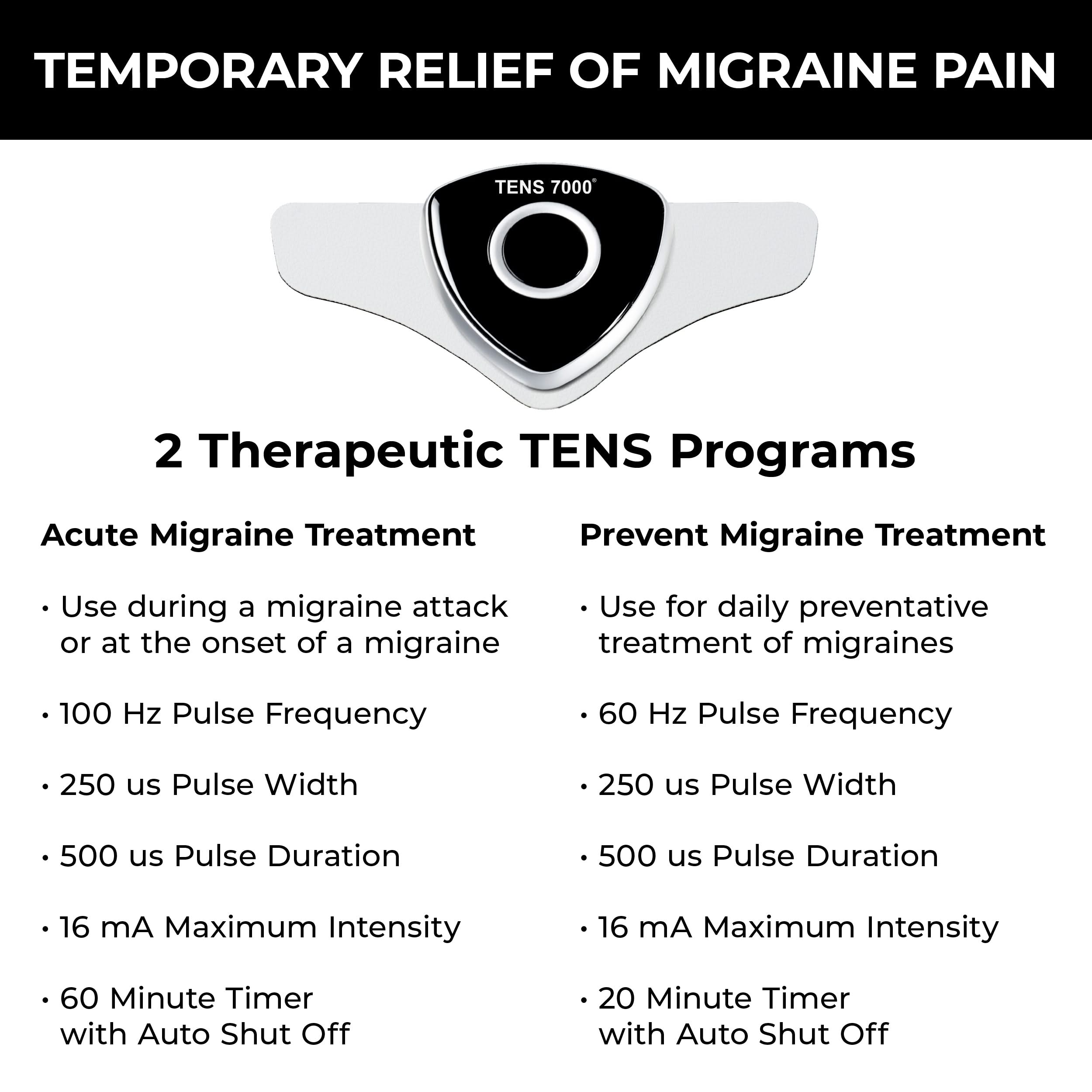 TENS 7000 TENS Unit for Migraines