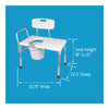 Carex Bathtub Transfer Bench With Opening & Bucket - Carex Health Brands