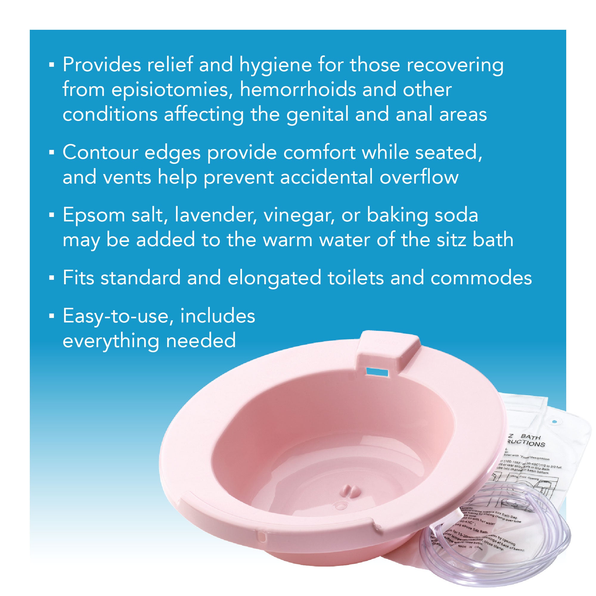 Carex Sitz Bath for Toilet Carex Sitz Bath for Toilet