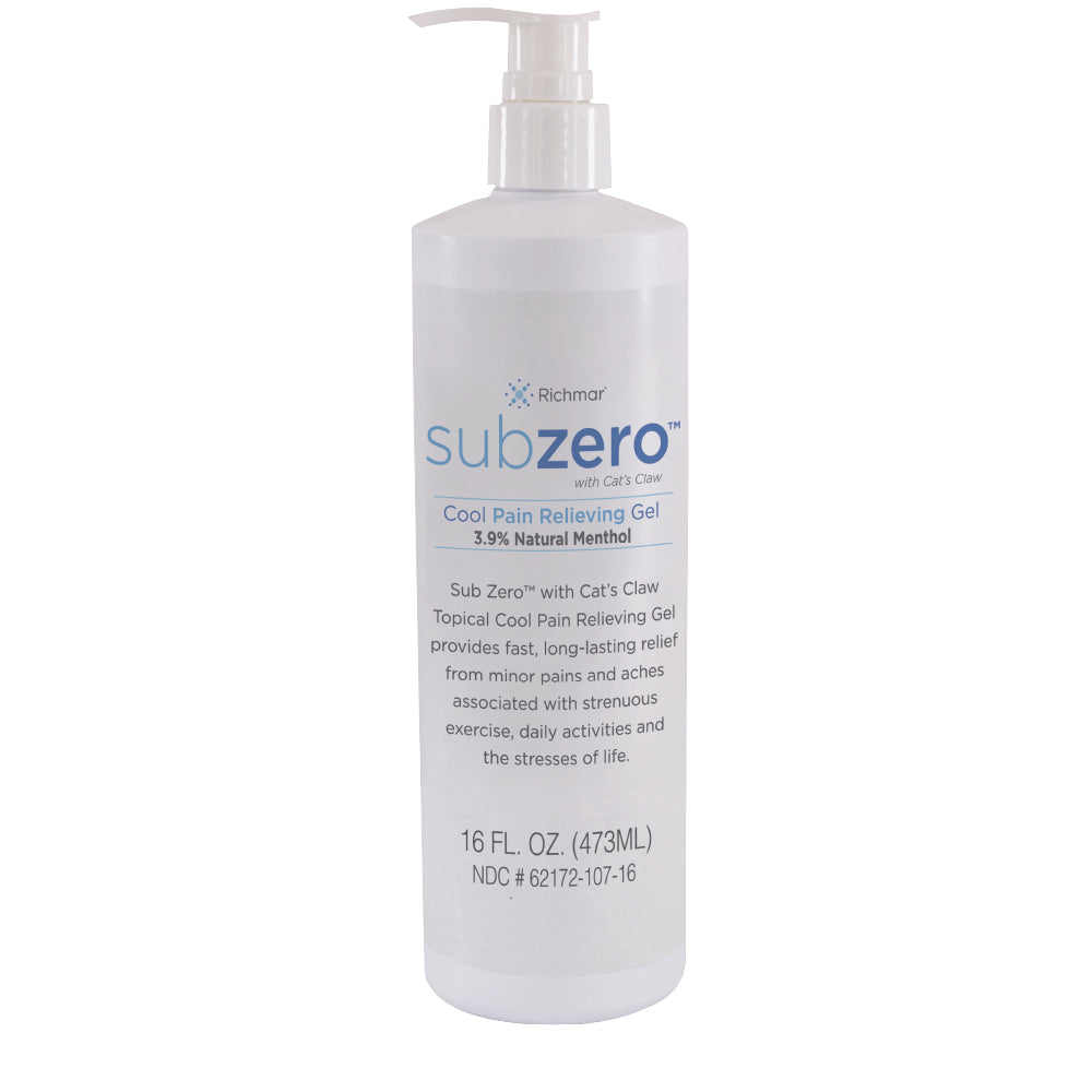 Sub Zero Cool Pain Relieving Gel - Multiple Sizes (Roll-On Tube, Travel Packs)