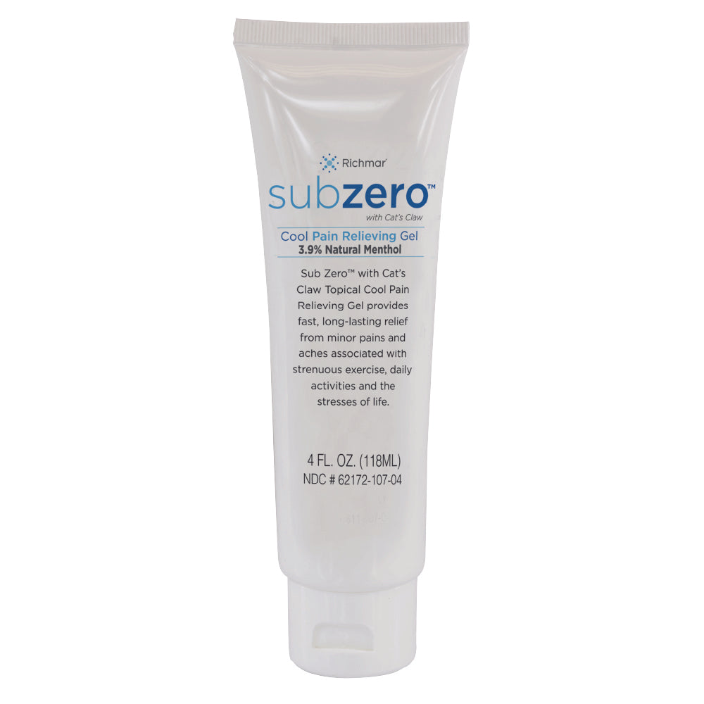 Sub Zero Cool Pain Relieving Gel - Multiple Sizes (Roll-On Tube, Travel Packs)