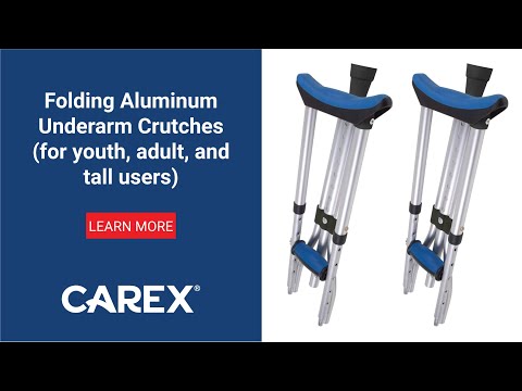 Carex Folding Crutches