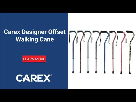 Carex Designer Offset Walking Cane