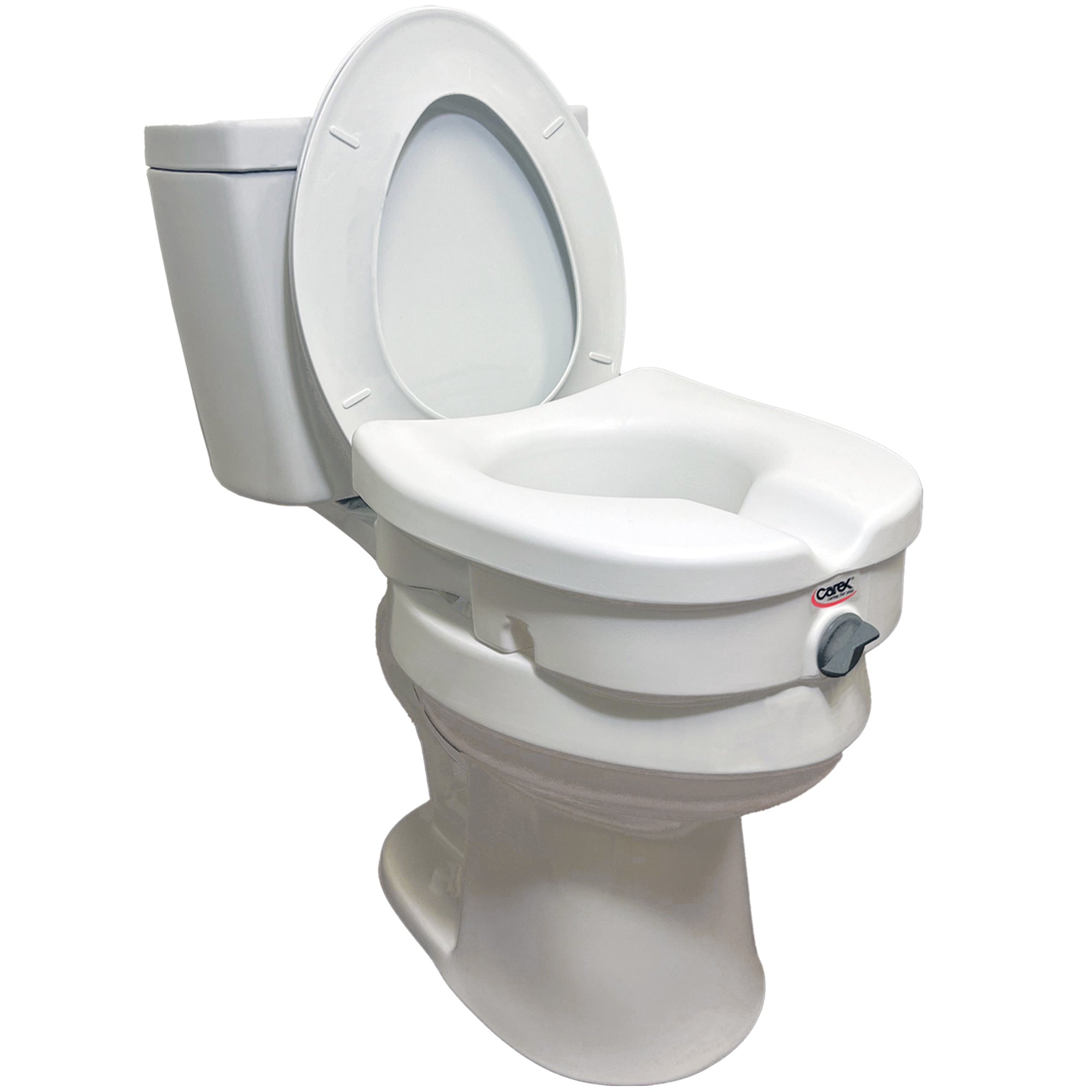 Carex E-Z Lock™ Locking Raised Toilet Seat - Carex Health Brands