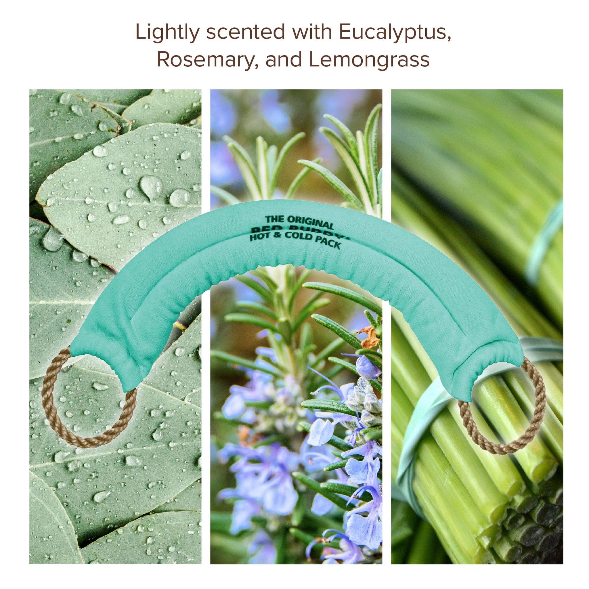 Bed Buddy Hot & Cold Wrap - Lightly scented with Eucalyptus, Rosemary, and Lemongrass