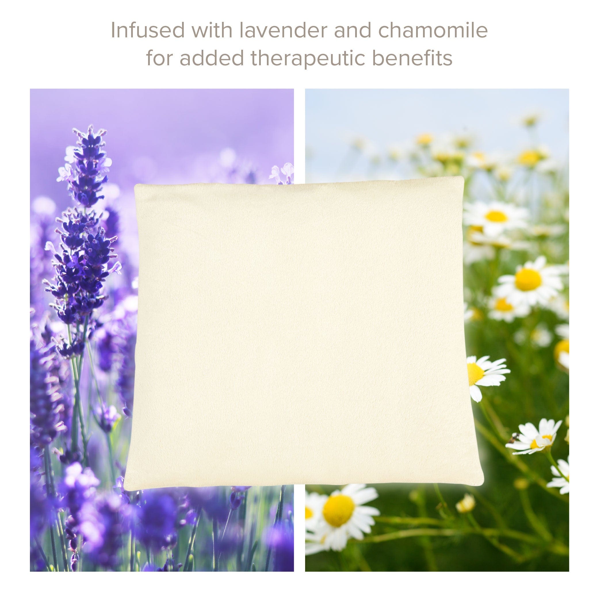 Bed Buddy Comfort Pack - Infused with lavender and chamomile for added therapeutic benefits