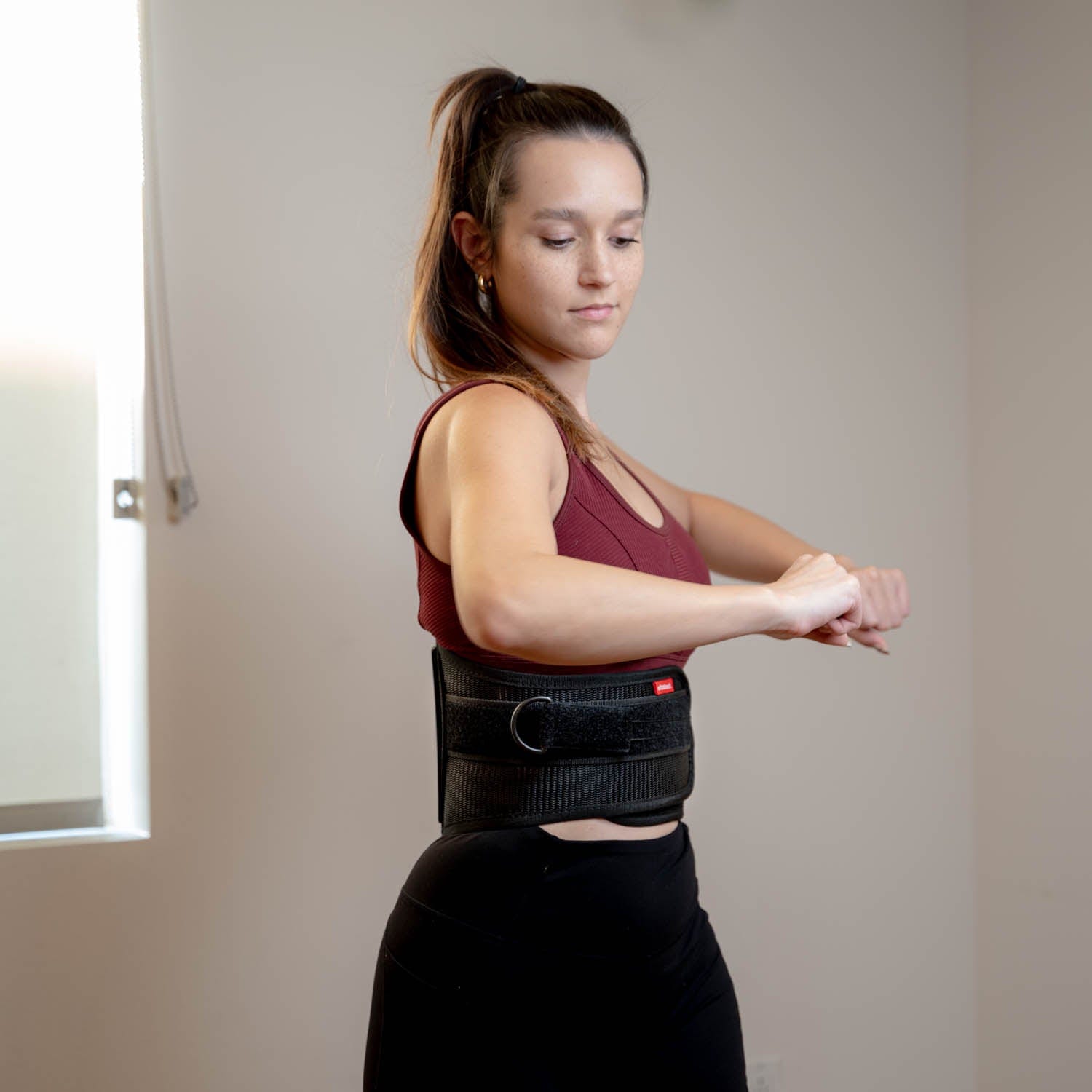 Ottobock The S.P.I.N.E. Adjustable Lower Back Brace with Pulley System -  Lumbar Back Support Belt for Men and Women - Compression to Relieve Lower  Bac