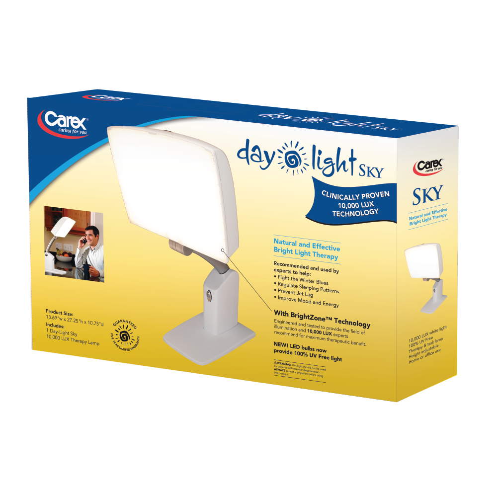 Carex Day-Light Sky Light Therapy Lamp - Carex Health Brands