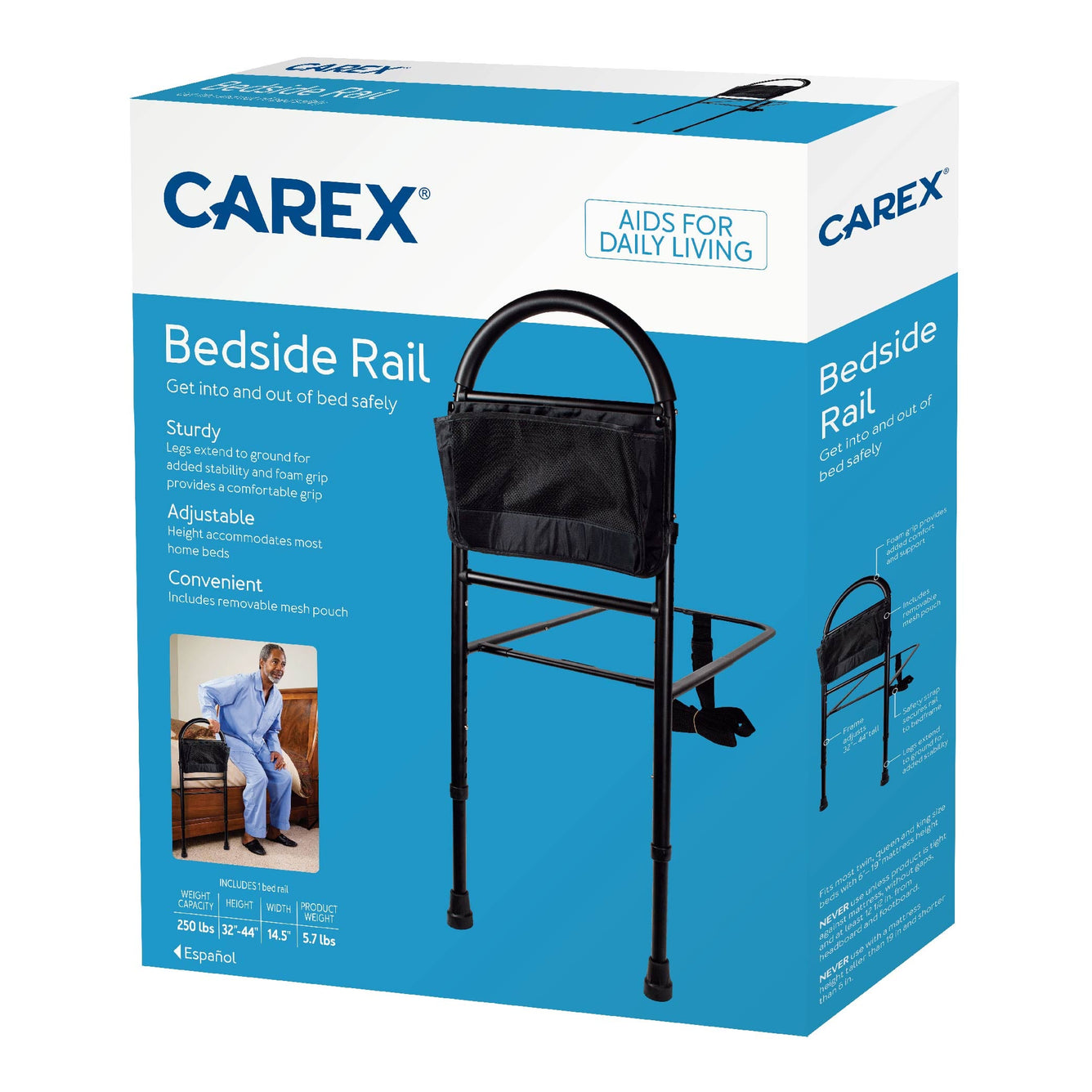 Carex Bedside Rail - Carex Health Brands