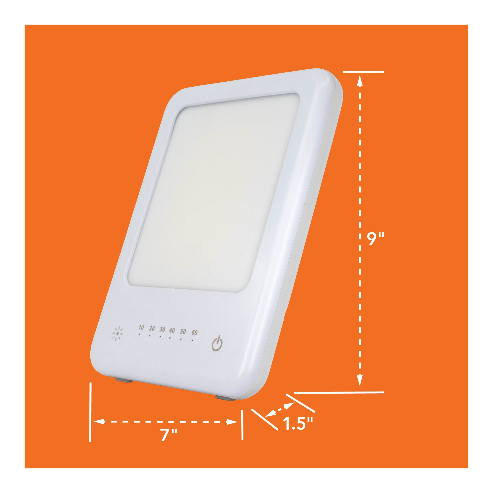 TheraLite Glow Small Light Therapy Lamp with Timer - Carex Health Brands