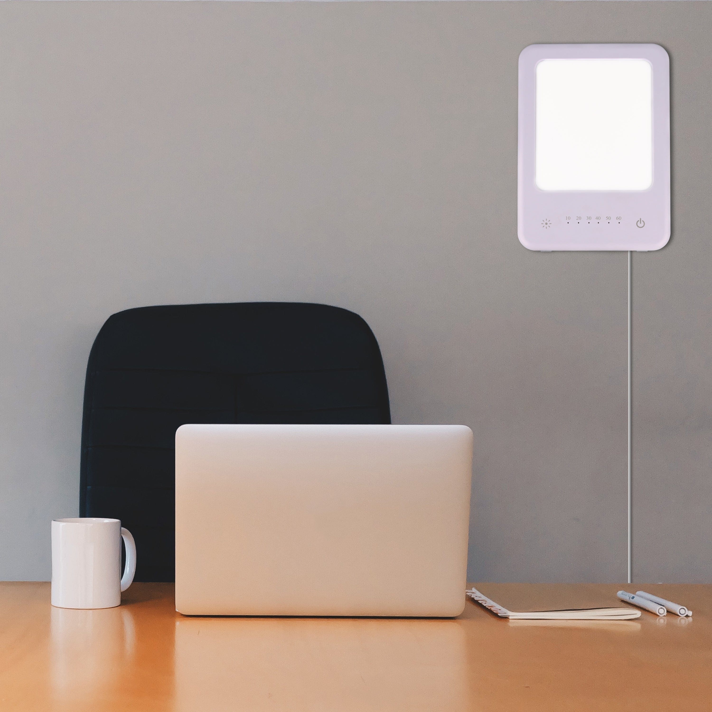 TheraLite Glow Small Light Therapy Lamp with Timer - Carex Health Brands