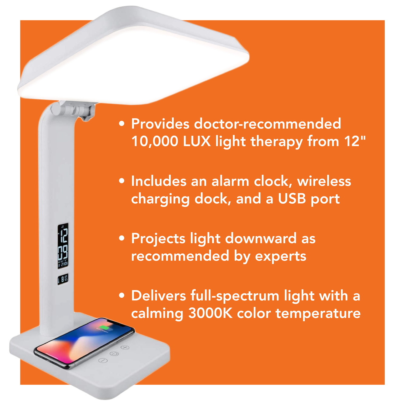 TheraLite Aura Qi Light Therapy Lamp - Carex Health Brands
