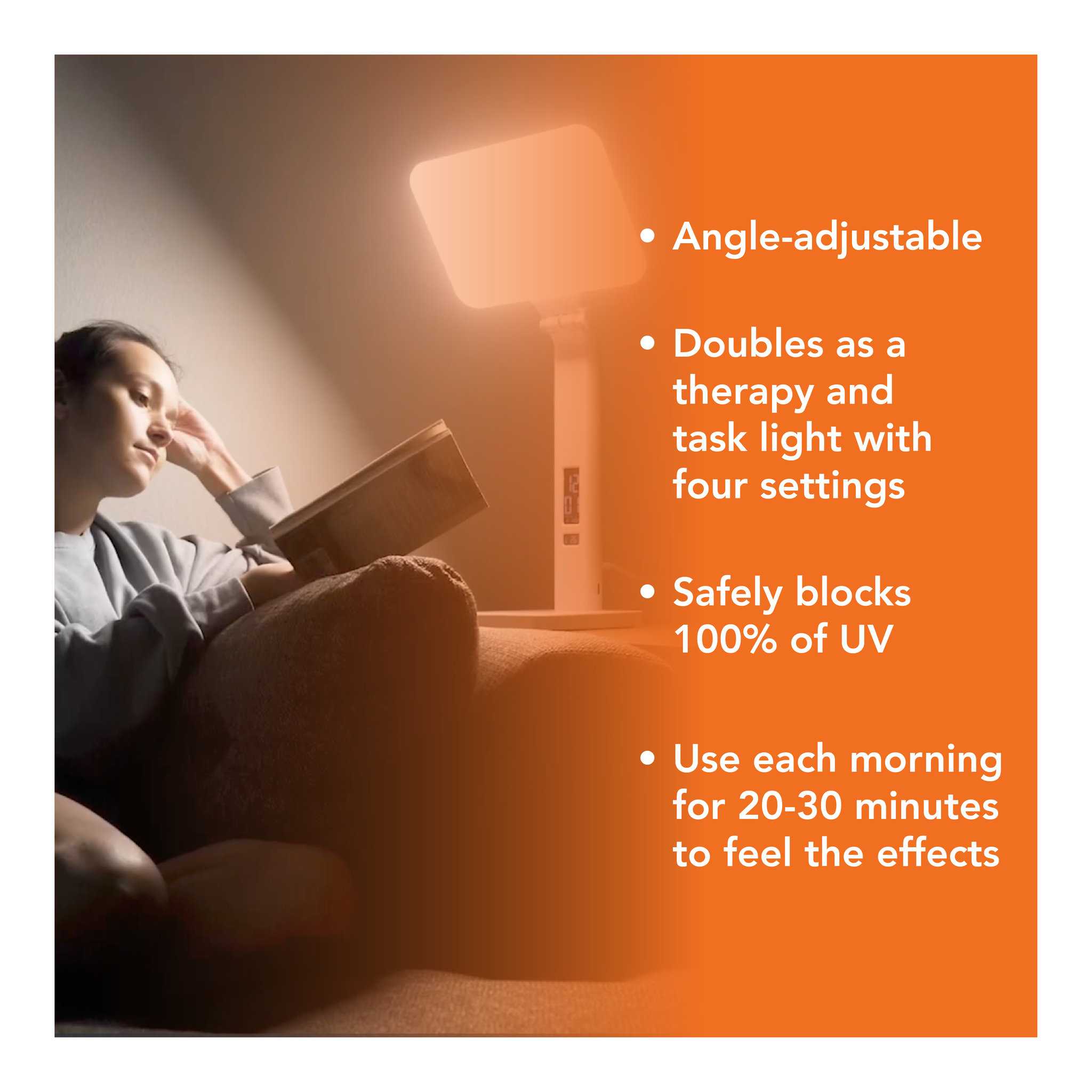 TheraLite Aura Qi Light Therapy Lamp - Carex Health Brands
