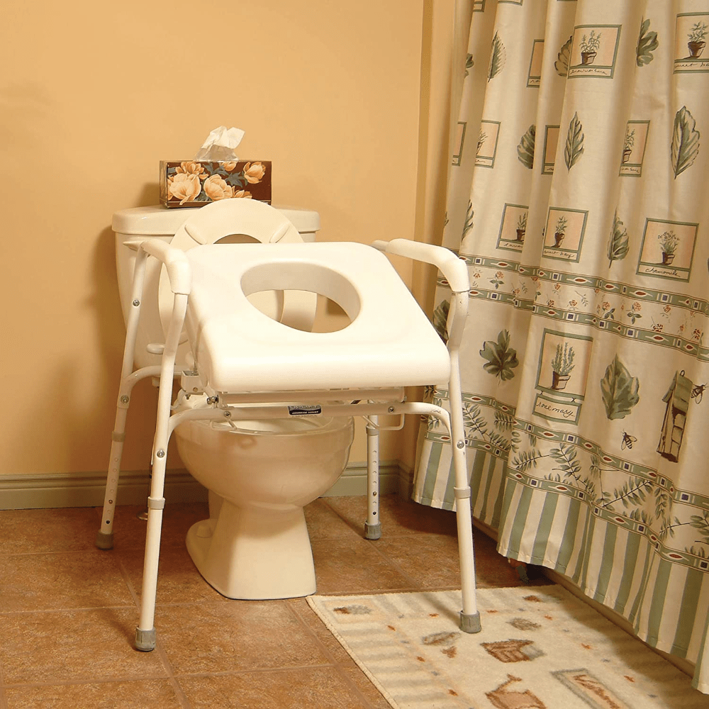 Carex Commode Assist - Uplift Commode for Disabled & Elderly