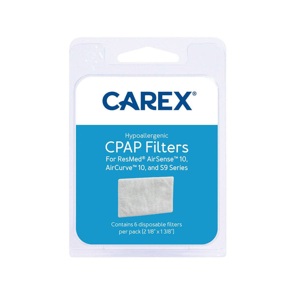 Carex Hypoallergenic CPAP Filters for ResMed AirSense 10, AirCurve 10, and S9 Series - Carex Health Brands