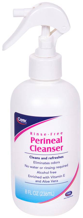 Carex Rinse-Free Perineal Cleanser, 8 oz. Pump Bottle - Carex Health Brands
