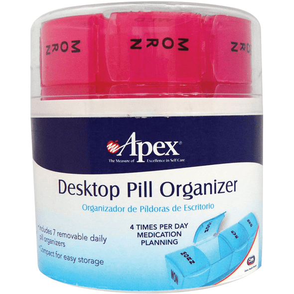 Apex Desktop Pill Organizer - Carex Health Brands