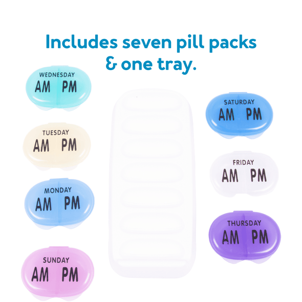 Day Multimed Pack Apex Pocket Med Pack With 7-Day Tray– Carex