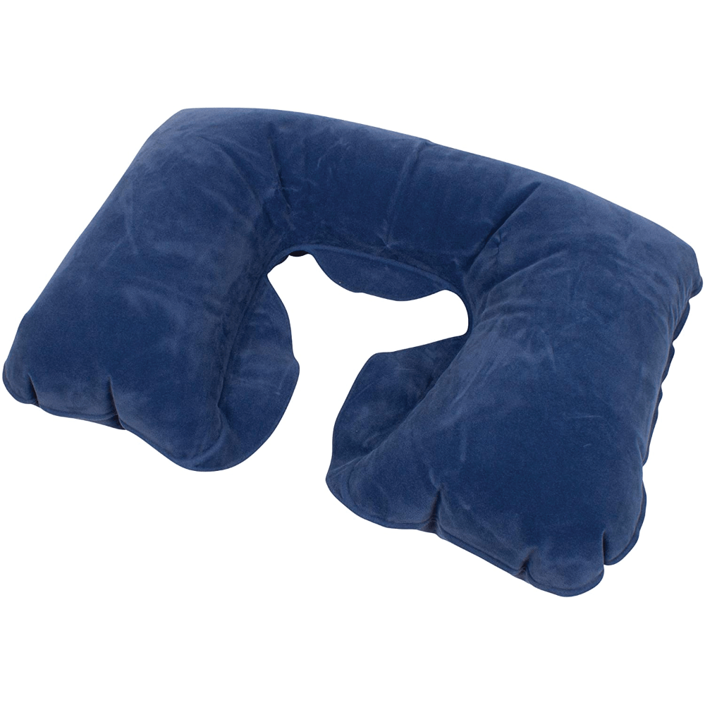 Carex Premium Quality Memory-Foam Travel Pillow for Neck Support, Relieves  Pain, 0.9 lbs, Blue 