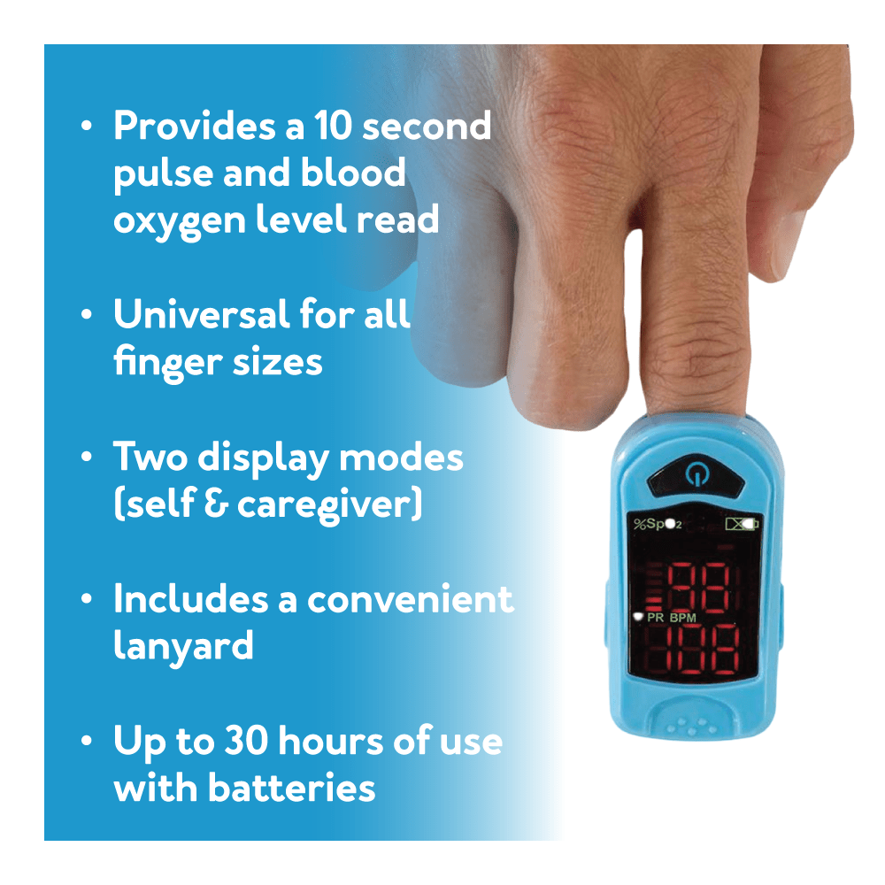 Fingertip Pulse Oximeter Blood Oxygen Saturation Monitor, Heart
