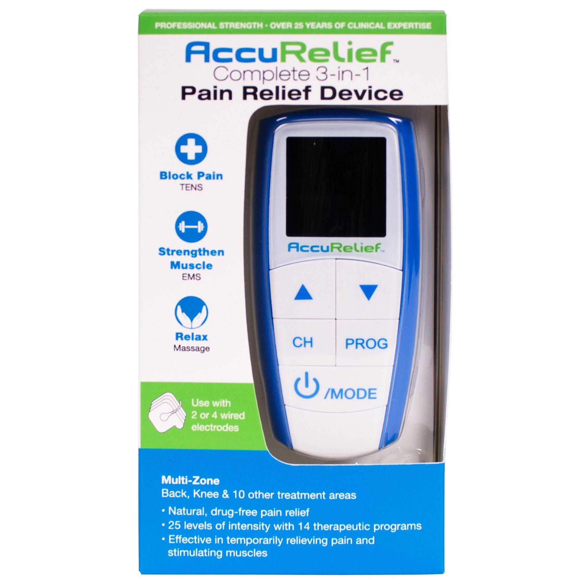 AccuRelief TENS Unit Muscle Stimulater Pain Relief System