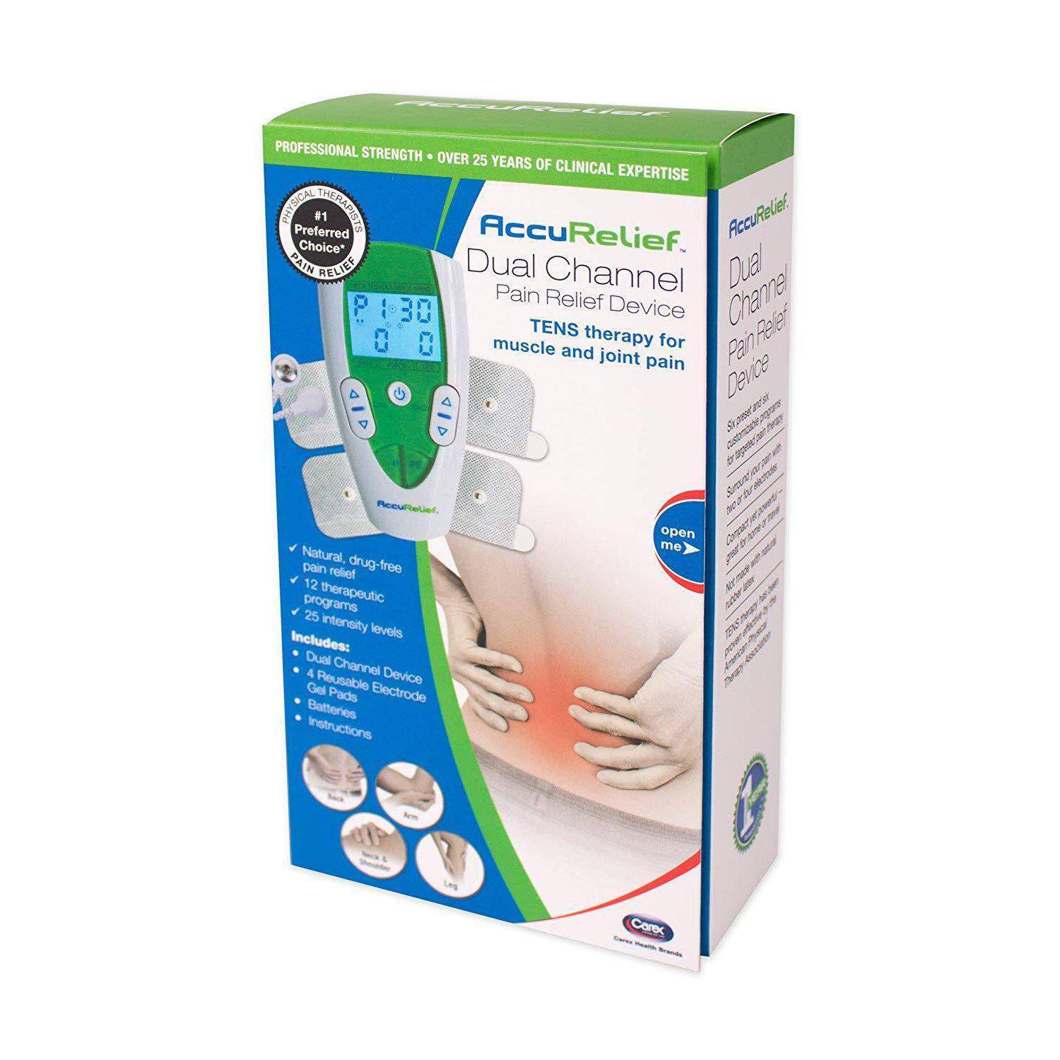 Carex ACCURELIEF™ DUAL CHANNEL TENS from Avera Home Medical Equipment